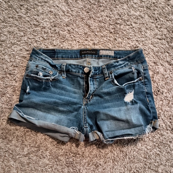 Women's Blue Denim Shorts Size 8 - Picture 1 of 6